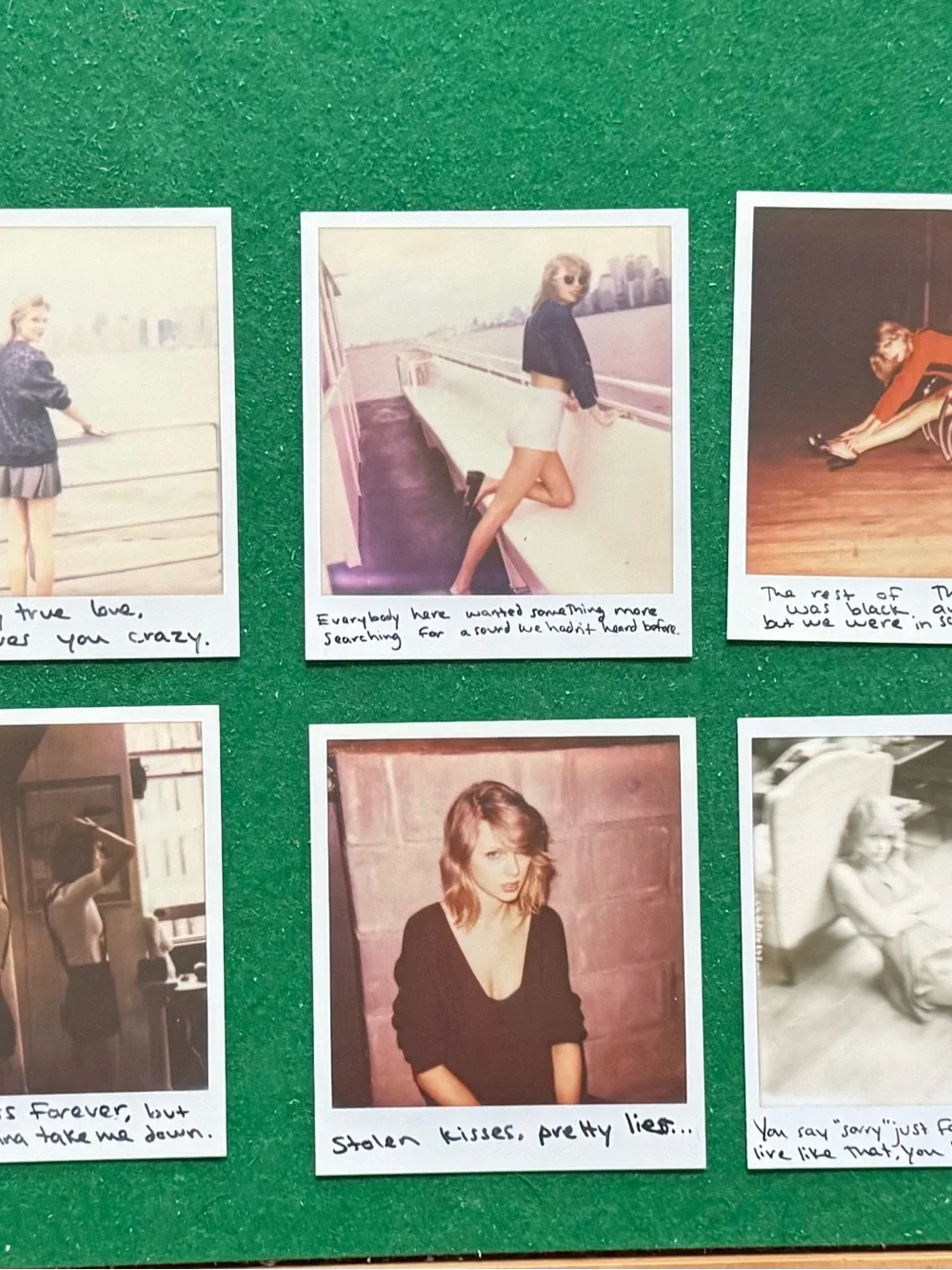 Taylor Swift Polaroid photos set 1989 album NEW